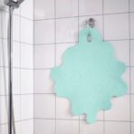 TRAMPSJÖN Bathtub mat, light turquoise, 43x43 cm - Image 3