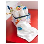 KRAMA Washcloth, white, 30x30 cm - Image 5