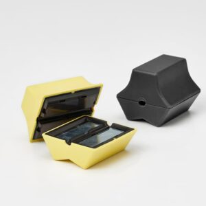 HAVSKÅL 2-piece, USB anchor, black/yellow - Image 6