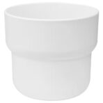 FÖRENLIG Plant pot, in/outdoor white, 9 cm