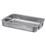 KONCIS Roasting tin, stainless steel, 34x24 cm