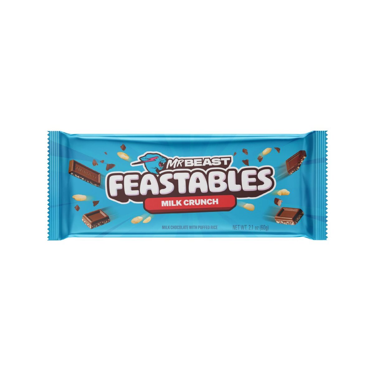 Mr Beast Feastables Milk Crunch 60 g - Image 1