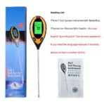 4 In 1 Soil Survey Analyzer Moisture Tester Tool PH - Image 10
