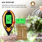 4 In 1 Soil Survey Analyzer Moisture Tester Tool PH - Image 6