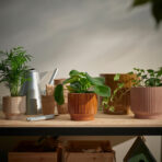 HONUNGSPALM Plant pot, in/outdoor/beige, 9 cm - Image 4
