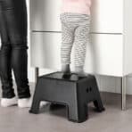 BOLMEN Step stool, black - Image 3