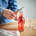 VARDAGEN Bottle/can opener, stainless steel/beech, 18 cm - Image 2