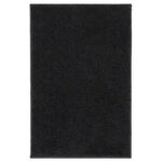 BACKMÅRA Bath mat, black, 40x60 cm