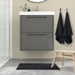 BACKMÅRA Bath mat, black, 40x60 cm - Image 2