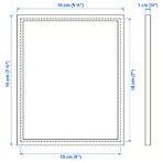YLLEVAD Frame, white, 13x18 cm - Image 5