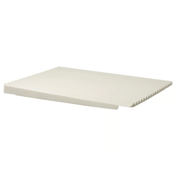 RINNIG Dish drainer, double-sided, white, 40x31 cm