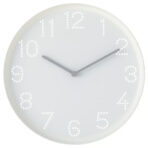 TROMMA Wall clock, white, 25 cm