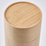 RÖDMULLE Coffee/tea tin, with spoon bamboo veneer, 22 cm - Image 4