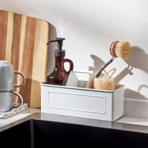 Plastic kitchen organizer with cleaning brushes and tools for online shopping in Bangladesh, OKDEALS.