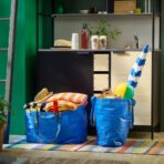 FRAKTA Carrier bag, medium, blue, 45x18x45 cm - Image 4