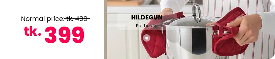 Portable pot holder with oven mitts for safe cooking, available at OKDEALS online shopping.