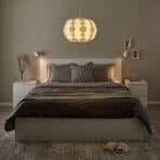 SOLHETTA LED bulb E27 806 lumen, dimmable/globe opal white - Image 3