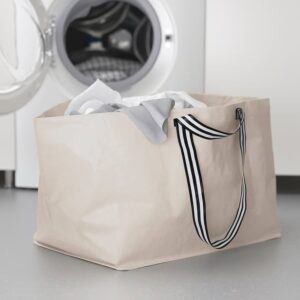 GÖRSNYGG Carrier bag, large, light beige, 57x37x39 cm/71 l - Image 2