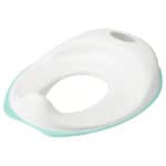 TOSSIG Toilet seat, white/turquoise