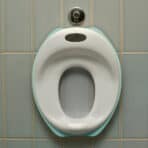 TOSSIG Toilet seat, white/turquoise - Image 3