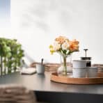 SMYCKA Artificial bouquet, in/outdoor orange/yellow, 30 cm - Image 4