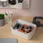 UPPDATERA Box, white, 24x17 cm - Image 3