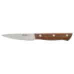 VARDAGEN Paring knife, stainless steel/walnut, 9 cm