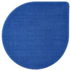BERGVATTNET Bath mat, blue, 60x60 cm