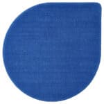 BERGVATTNET Bath mat, blue, 60x60 cm