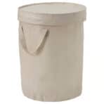 DIMPA Sorting bag with lid, light grey-beige, 50 l