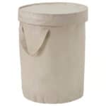 DIMPA Sorting bag with lid, light grey-beige, 50 l
