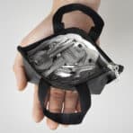 KNÖLIG Key ring, small black, 9x7 cm - Image 3