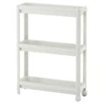 VESKEN Trolley, white, 54x18x71 cm