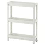 VESKEN Trolley, white, 54x18x71 cm