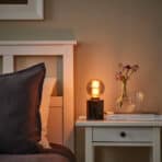 MOLNART LED bulb E27 150 lumen, globe grey clear glass, 95 mm - Image 4