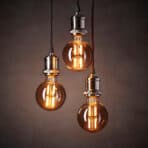 MOLNART LED bulb E27 150 lumen, globe grey clear glass, 95 mm - Image 3