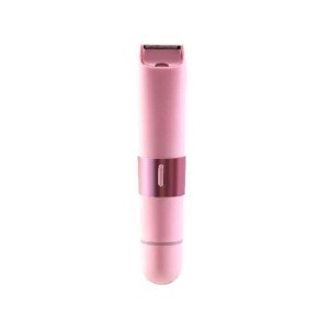 Electric Shaver & Trimmer for Women - LumiTrim 2-in-1, pink color.