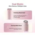 SKILLANO LumiTrim 2-in-1 Electric Shaver & Trimmer for Women - Image 6