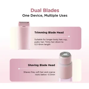 SKILLANO LumiTrim 2-in-1 Electric Shaver & Trimmer for Women - Image 6