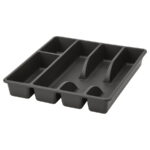 SMÄCKER Cutlery tray, anthracite, 31x26 cm