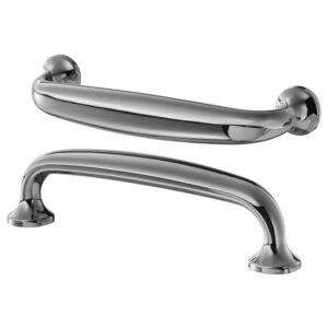 High-quality stainless steel handles for kitchen cabinets and drawers.