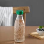 SPARTANSK Water bottle, clear glass/green, 0.5 l - Image 3