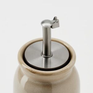 BRUGDHAJ Oil/vinegar bottle, beige, 19 cm - Image 5