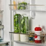 KLIPPKAKTUS Herb storage for fridge, transparent, 10x9x28 cm - Image 4
