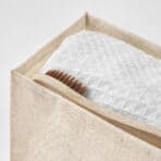 BOLLÖSUND Drawer organisers, set of 4, beige - Image 3