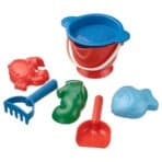 SANDIG 7-piece sand play set, multicolour