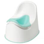 LOCKIG Children's potty, white/turquoise