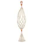 MÄVINN Plant pot hanger, white/handmade