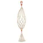 MÄVINN Plant pot hanger, white/handmade