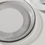 HAVSGÄDDA Side plate, stripe pattern/grey, 21 cm - Image 4